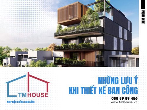 Những lưu ý khi thiết kế ban công