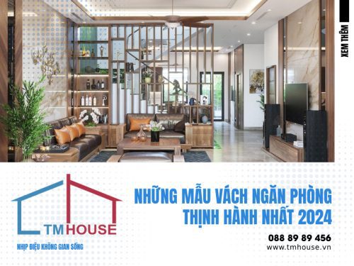 Những mẫu vách ngăn phòng thịnh hành nhất 2024